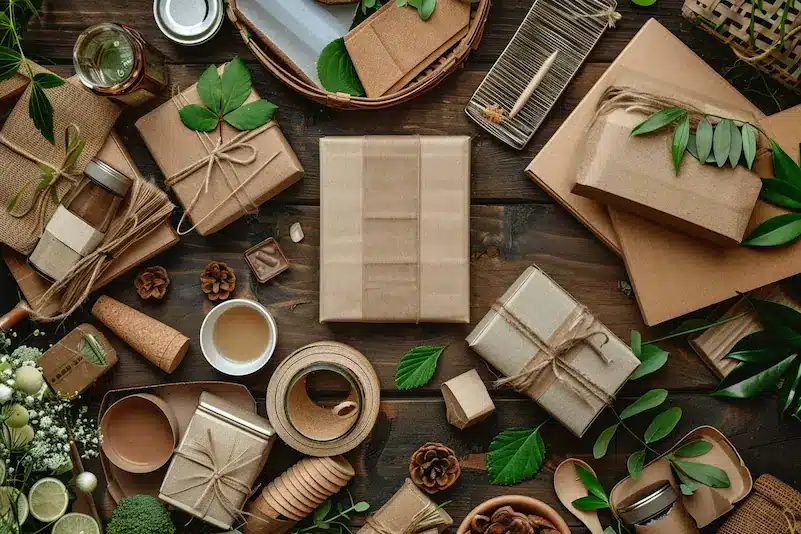 Eco-friendly packaging materials for sustainable picking and shipping